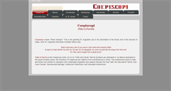 Desktop Screenshot of coepiscopi.org