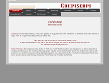 Tablet Screenshot of coepiscopi.org